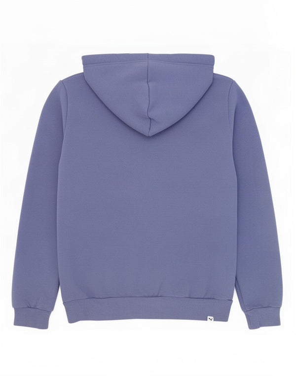 Pulover cu capota cu grafic Puma pentru femei UK 8 Small Blue Bumbac