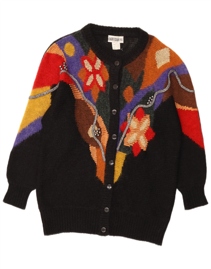 Pulover cardigan pentru femei Lady Charme IT 42 Medium Multicolor Colorblock