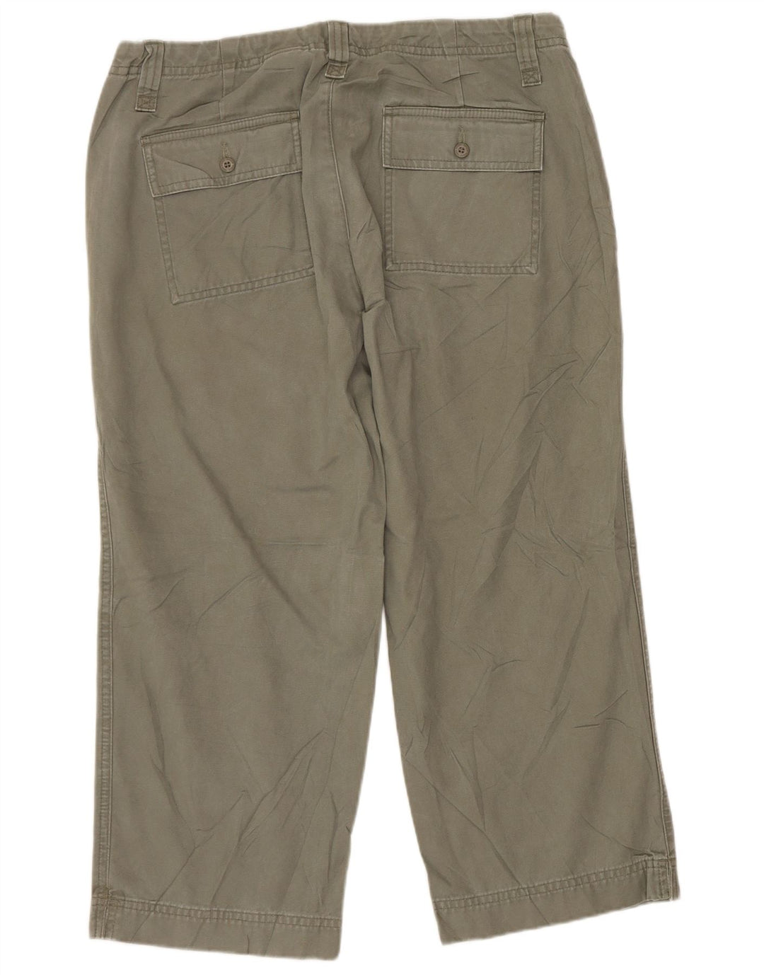 EDDIE BAUER Pantaloni Capri Vashon Fit pentru femei US 8 Medium W32 L22 Kaki