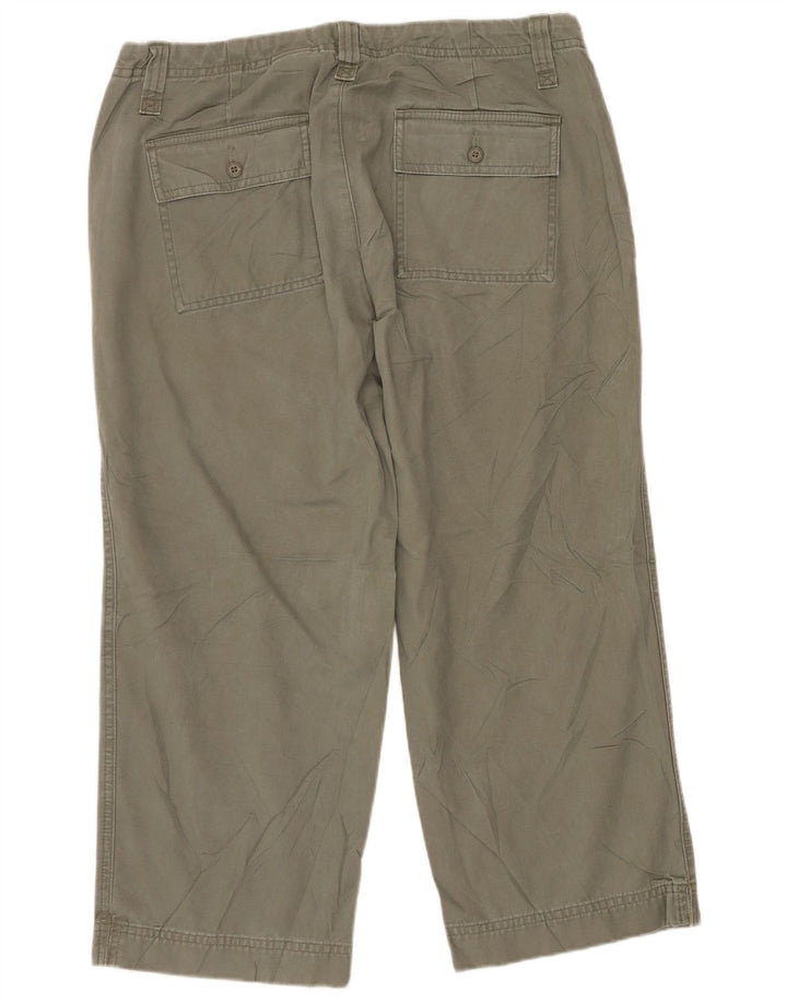 EDDIE BAUER Pantaloni Capri Vashon Fit pentru femei US 8 Medium W32 L22 Kaki