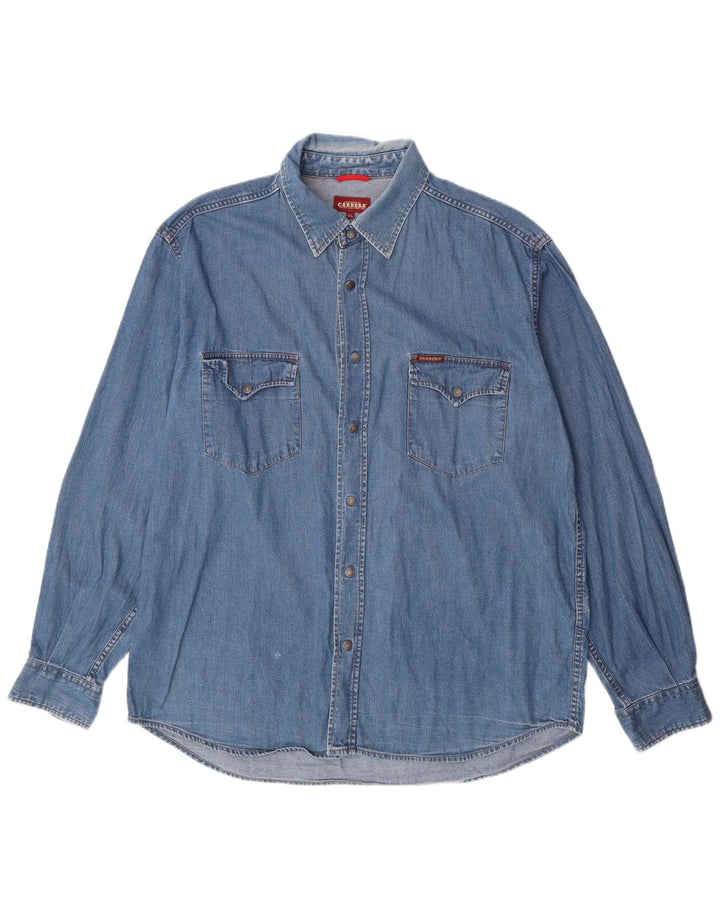 Cămașă de blugi pentru bărbați CARRERA XL Bumbac albastru