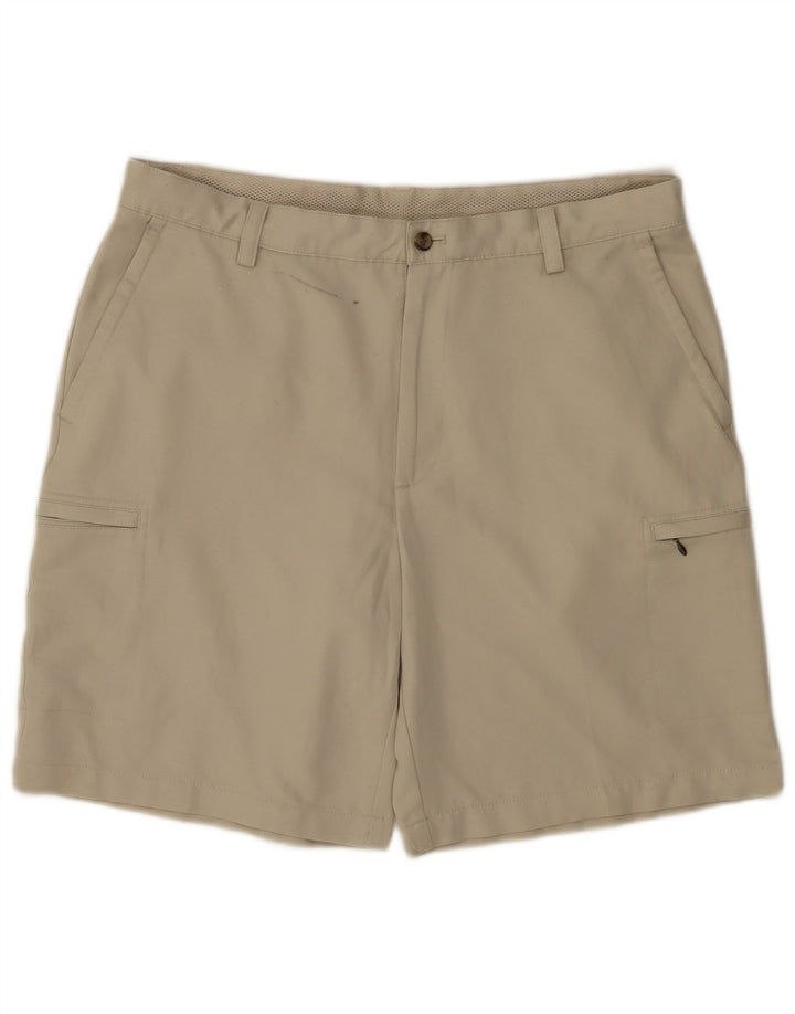Pantaloni scurți pentru bărbați Izod Cargo W36 Large, bej, poliester