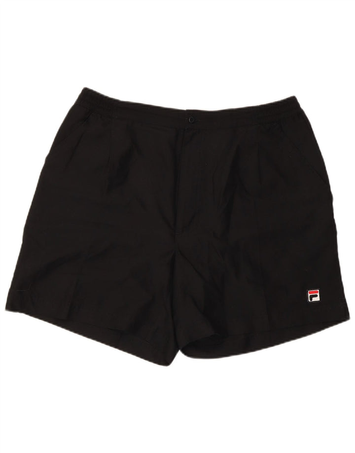Pantaloni scurți chino pentru bărbați Fila Large W32 Poliester negru