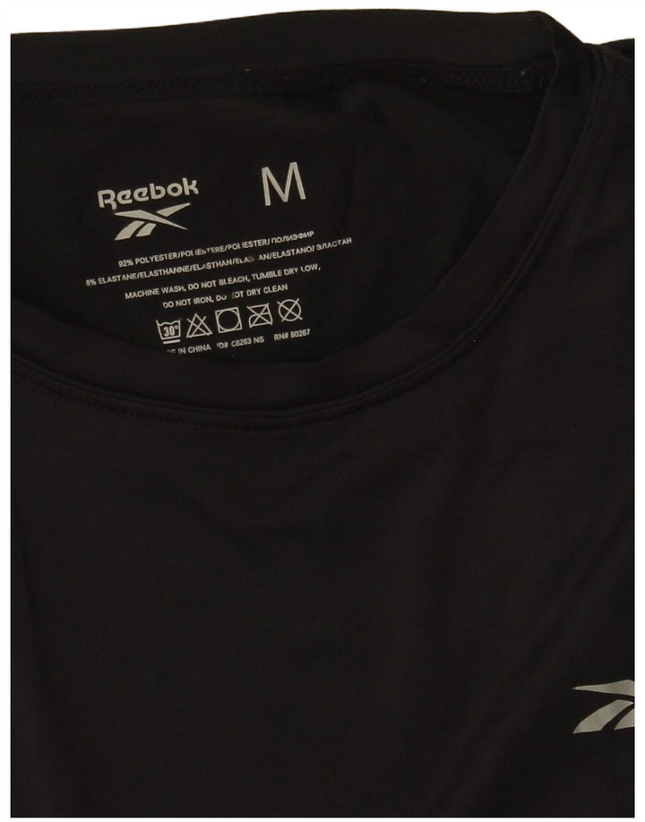 Tricou pentru bărbați Reebok Top Medium Negru Poliester