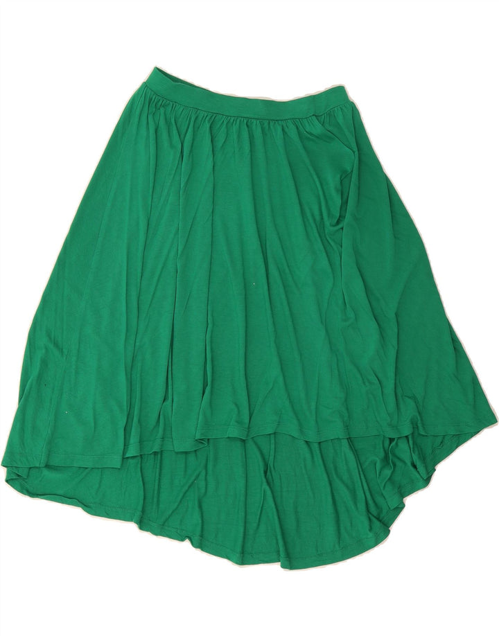 MOSSIMO Womens A-Line Skirt Small W27 Green Rayon Vintage Mossimo and Second-Hand Mossimo from Messina Hembry 