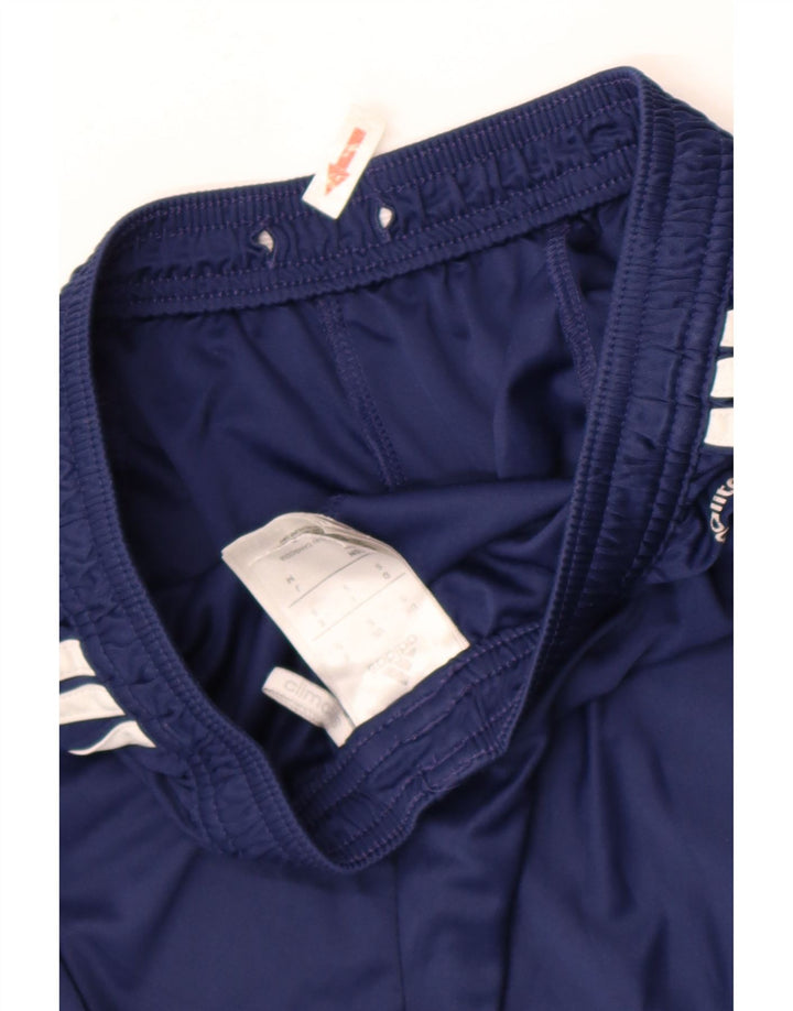 Pantaloni scurți sport pentru bărbați Adidas Climalite, mici, bleumarin, poliester color bloc