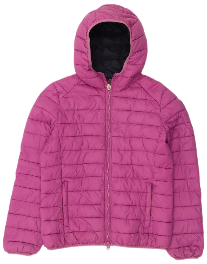 Jachetă căptușită cu glugă Invicta pentru femei UK 18 XL violet poliamidă