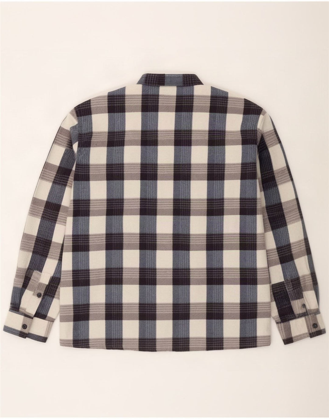 Cămașă de flanel pentru bărbați vintage, carouri medii multicolore