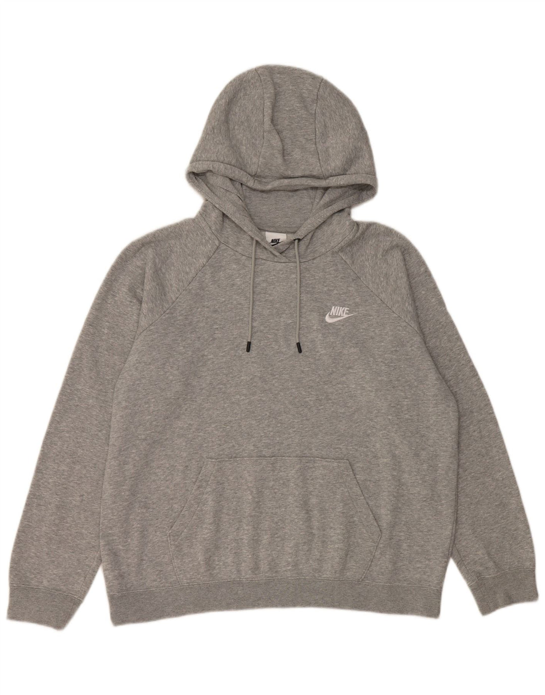 Pulover Nike pentru bărbați cu glugă, mare, gri bumbac cu pete