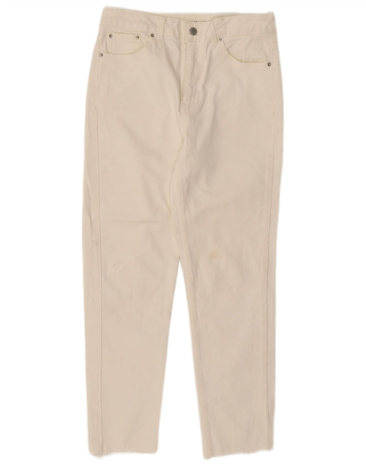 Blugi slim pentru femei Topshop L28 L26 Poliester alb