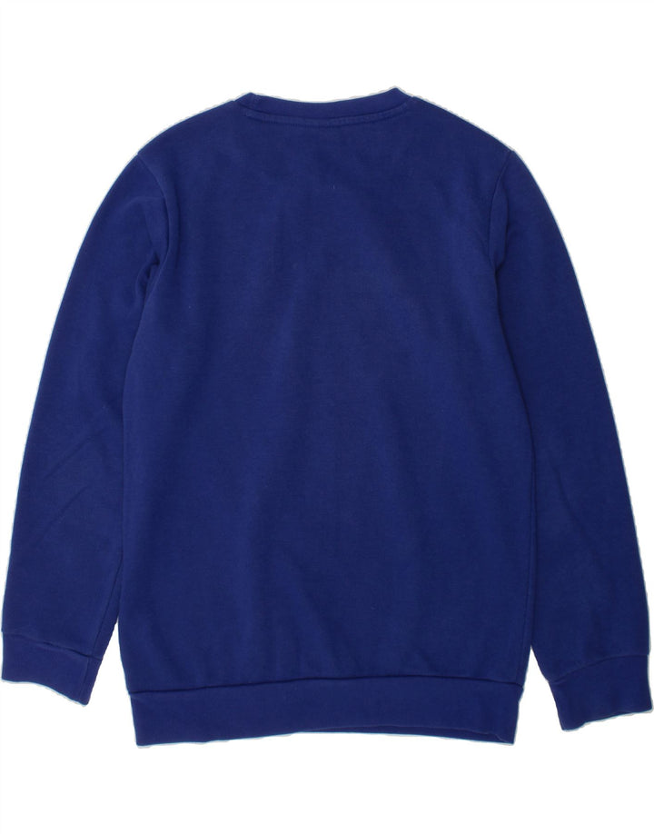 CHAMPION Boys Graphic Sweatshirt Jumper 11-12 Years Large Blue Vintage Champion and Second-Hand Champion from Messina Hembry 