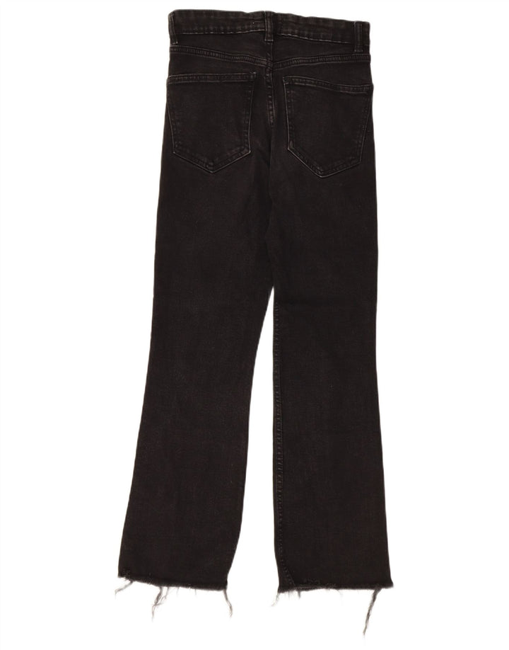 Blugi Zara Femei Bootcut EU 36 XS W26 L25 Negri