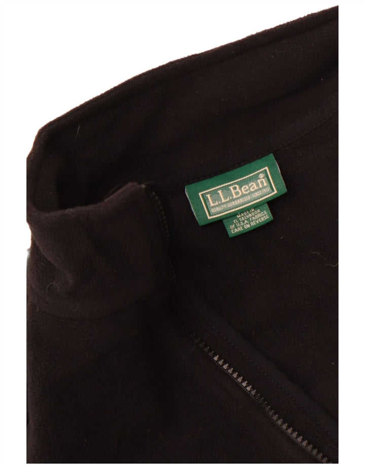 L.L.Bean Gilet pentru bărbați din lână UK 36 Poliester negru mic