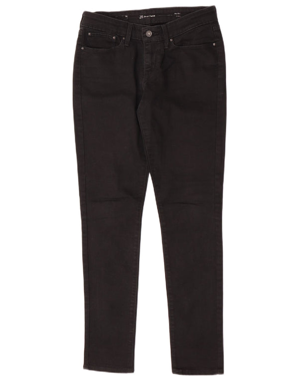 Blugi skinny Levi's Demi Curve pentru femei cu talie medie L28 L32, bumbac negru