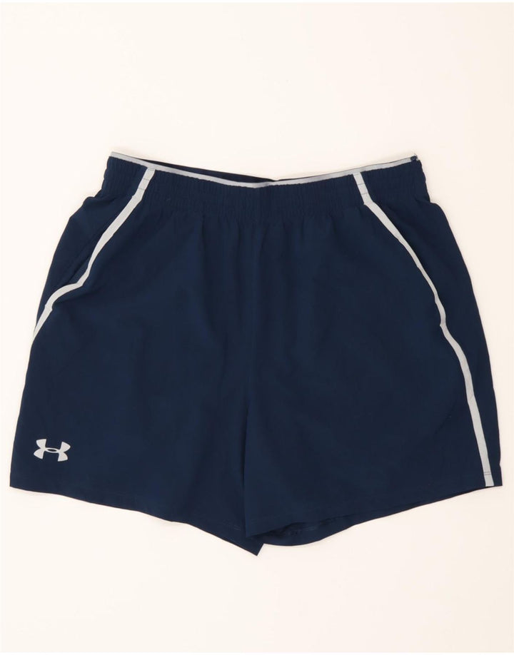 Pantaloni scurți sport Under Armour pentru femei UK 16, mari, albastru, poliester