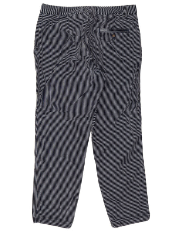 Pantaloni tăiați pentru femei Marks & Spencer UK 12 Medium W30 L26 Bleumarin