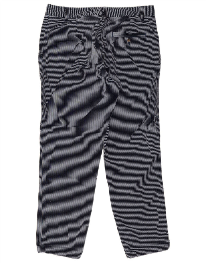 Pantaloni tăiați pentru femei Marks & Spencer UK 12 Medium W30 L26 Bleumarin