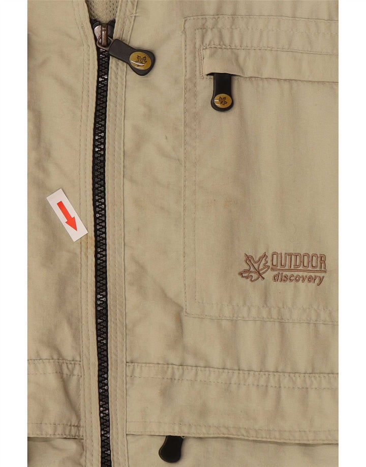 Gilet Vintage pentru bărbați Utility UK 40/42 Medium Beige Poliester