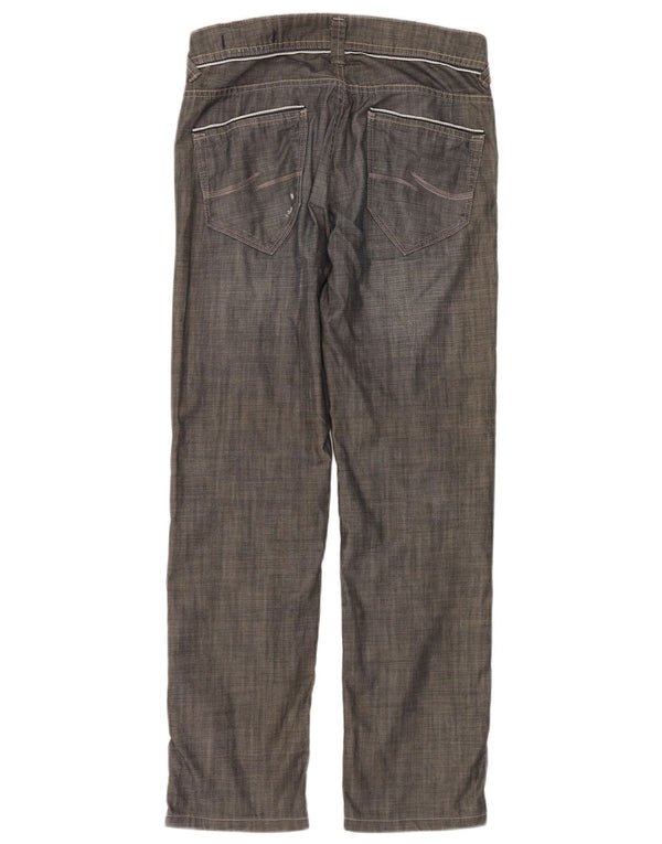 Blugi drepți distressed pentru bărbați Jack & Jones W30 L29 gri