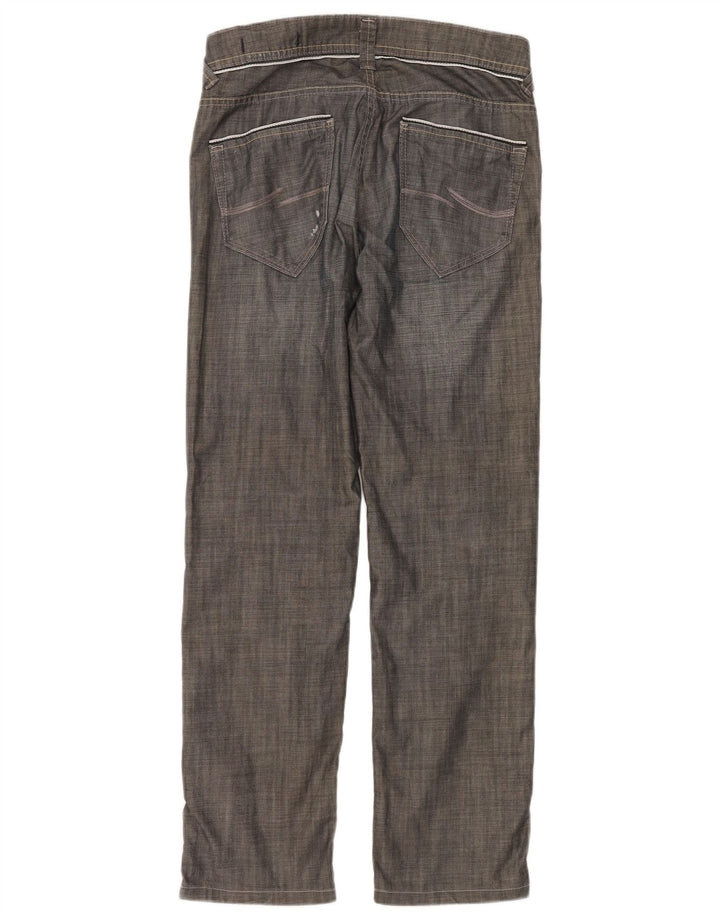 Blugi drepți distressed pentru bărbați Jack & Jones W30 L29 gri