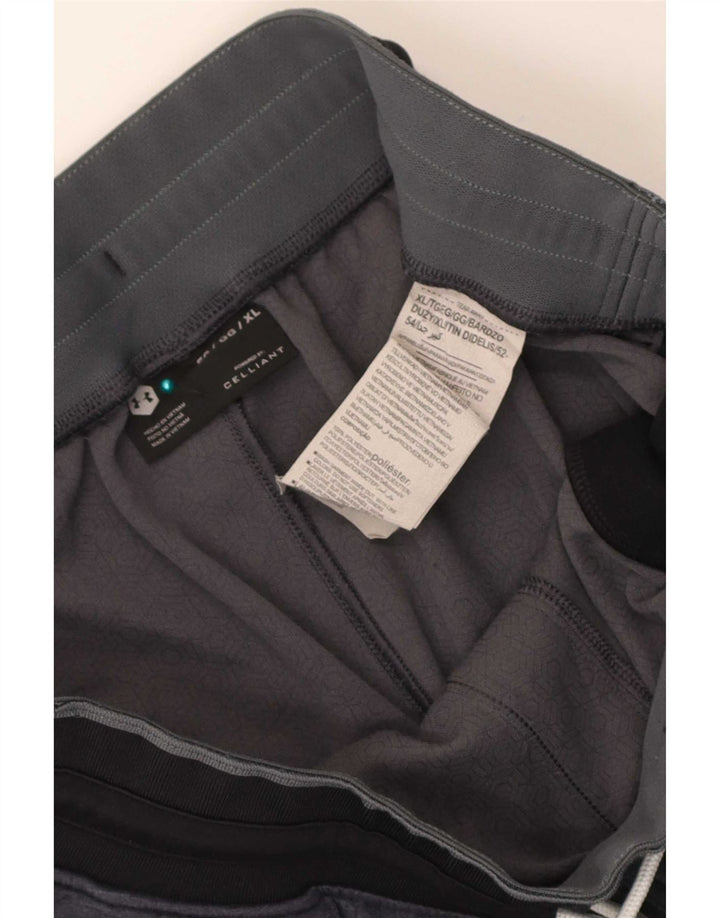 Pantaloni scurți sport grafic Under Armour pentru bărbați XL, gri, poliester color bloc