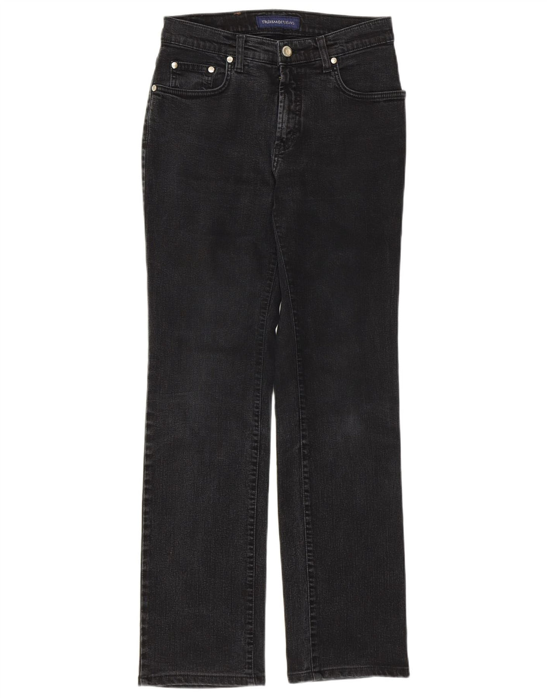 Blugi drepti pentru femei Trussardi W26 L29 gri