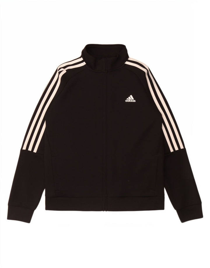 Jachetă de trening pentru băieți Adidas 9-10 ani poliester negru