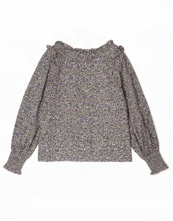 Bluză cu mânecă lungă pentru femei Boden UK 12 Medium Multicolor Floral