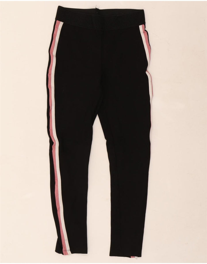 Leggings pentru femei Zara UK 10 mici, negru, cu dungi