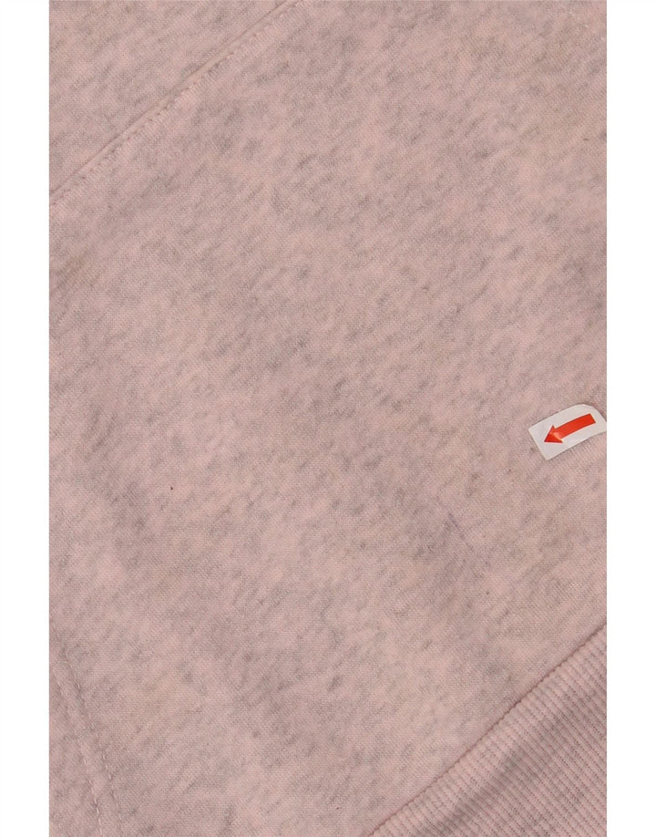 Pulover cu glugă supradimensionat pentru femei KAPPA, cu grafică, UK 10, mic, roz, bloc de culoare