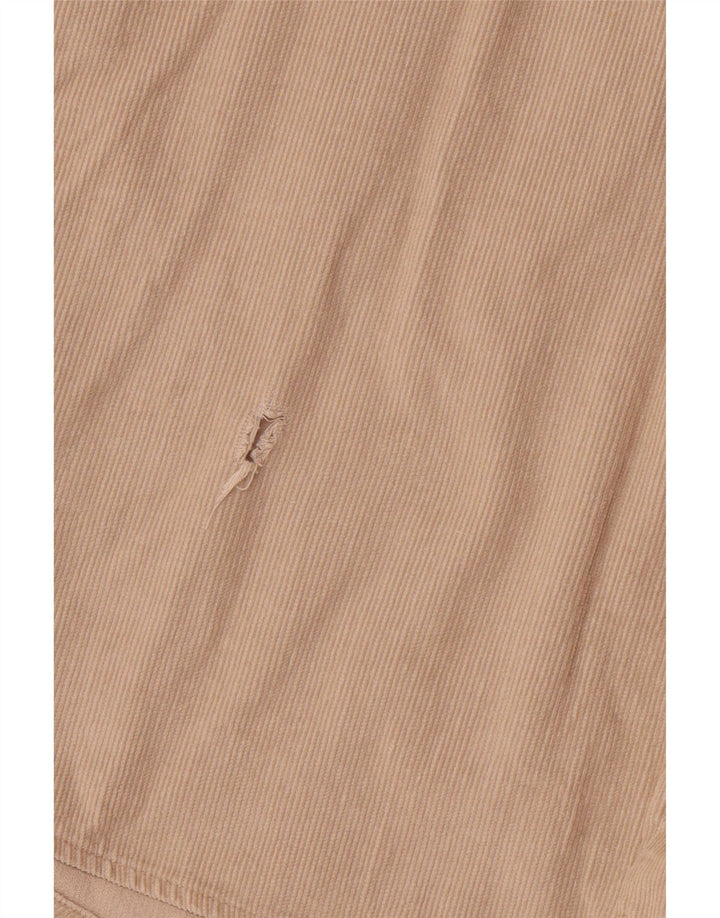 COTTON CLUB Cămașă pentru bărbați din velur din bumbac mare, bej