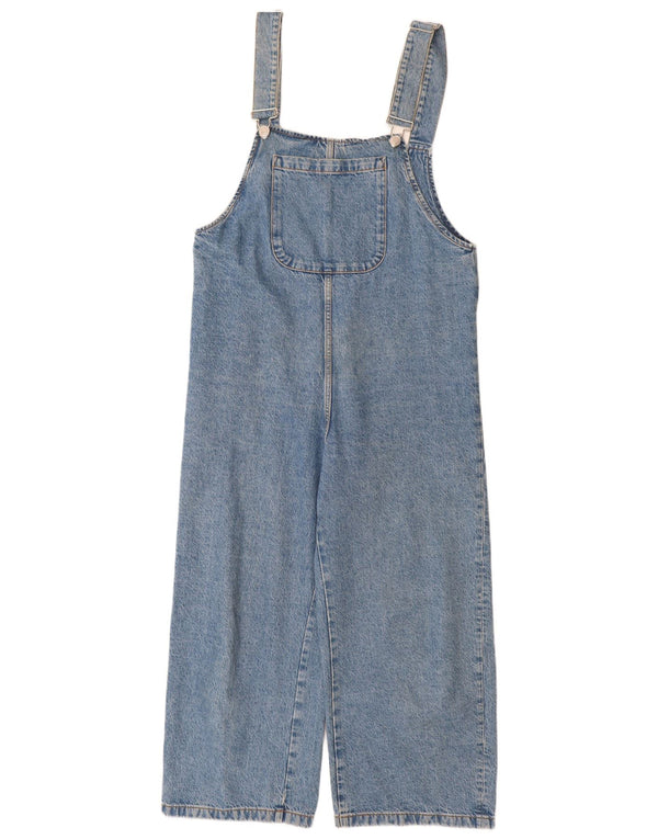 Zara Womens Denim Jumpsuit UK 12 Medium  Blue Cotton