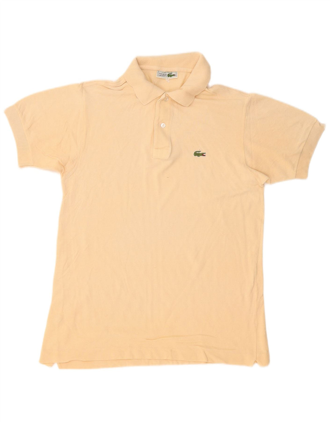 Tricou polo pentru bărbați Lacoste Mărimea 4 Bumbac Bej Mediu
