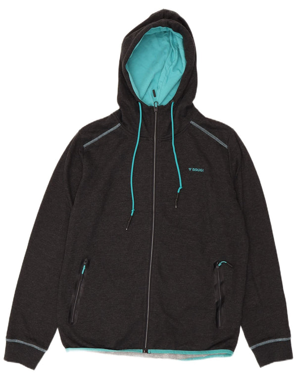 Pulover BRUGI pentru femei cu fermoar, UK 18 XL, gri