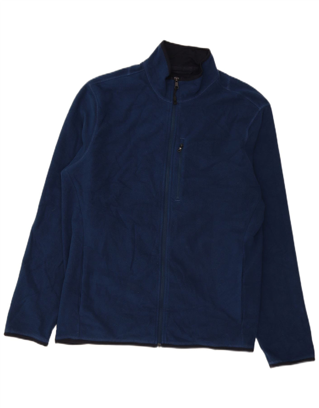 Jachetă fleece pentru bărbați Marks & Spencer UK 42 XL bleumarin poliester