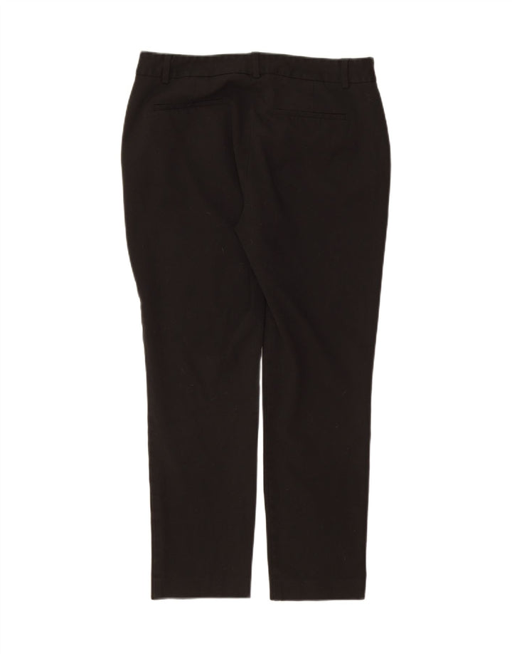 REISS Womens Slim Suit Trousers UK 12 Medium W32 L26 Black Polyester Vintage Reiss and Second-Hand Reiss from Messina Hembry 