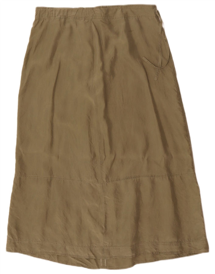 Fusta midi vintage pentru femei W34 Large Khaki