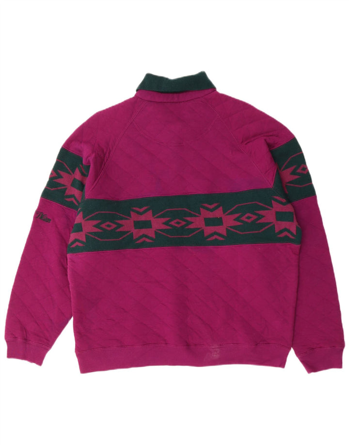 NORTH WESTERN Hanorac polo pentru bărbați Pulover Medium Purple Fair Isle