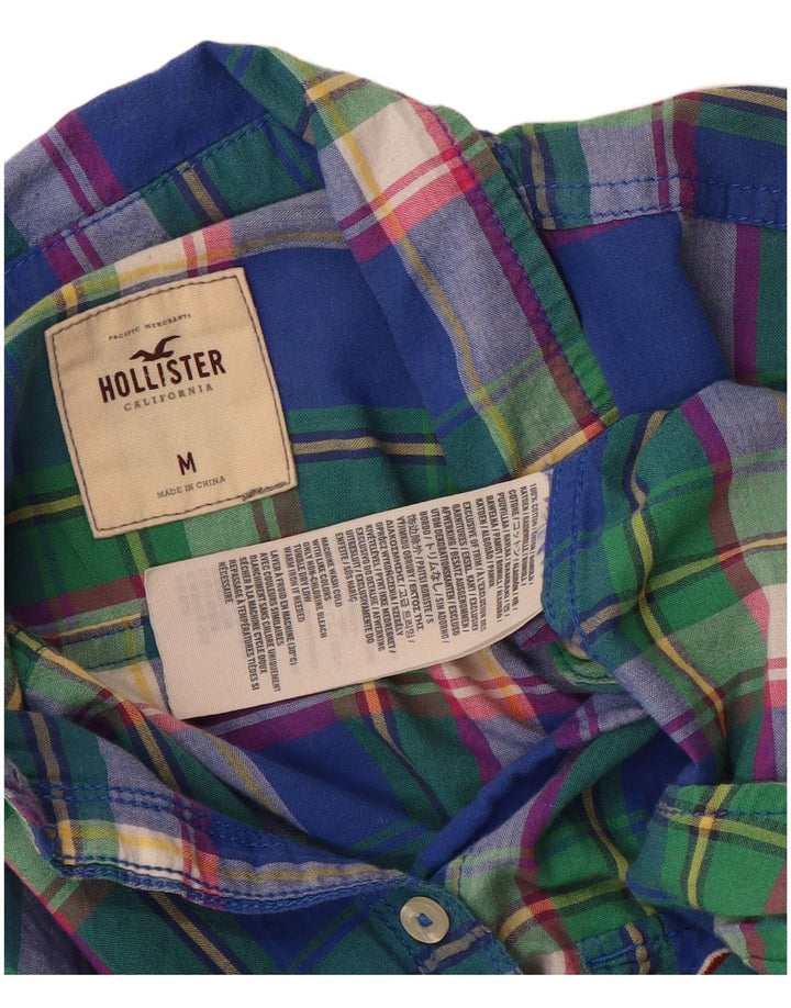 Cămașă Hollister pentru femei UK 12 Medium Multicolor Check Bumbac