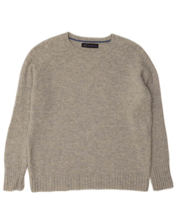 Pulover pentru femei Marks & Spencer, cu gât de barcă, UK 12 Medium Blue Flecked