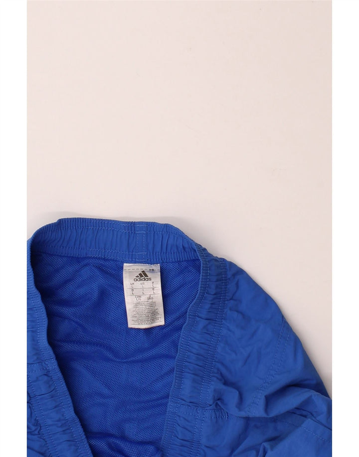 ADIDAS Mens Swimming Shorts Large  Blue Polyester Vintage Adidas and Second-Hand Adidas from Messina Hembry 