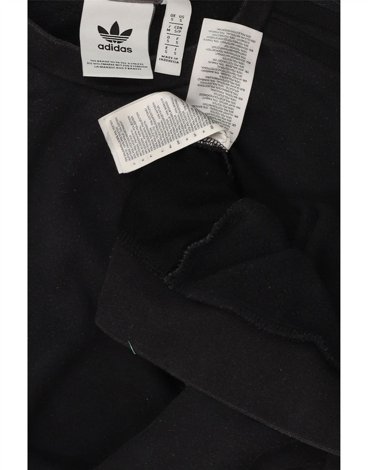 Hanorac pentru bărbați Adidas Jumper mic, negru, color block, bumbac