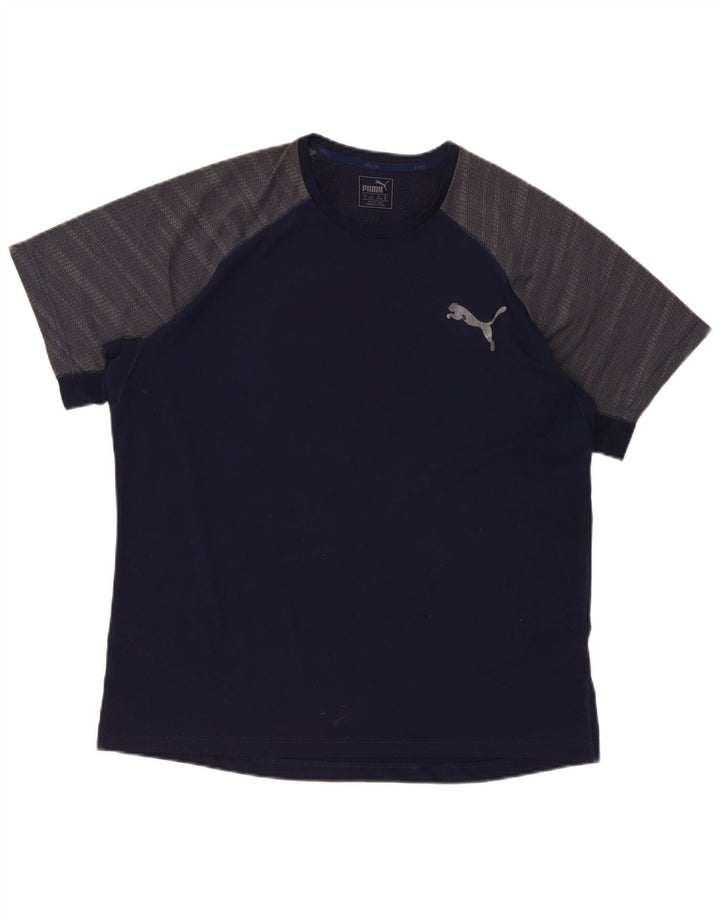 Tricou pentru bărbați Puma Top XL Bleumarin Poliester color bloc
