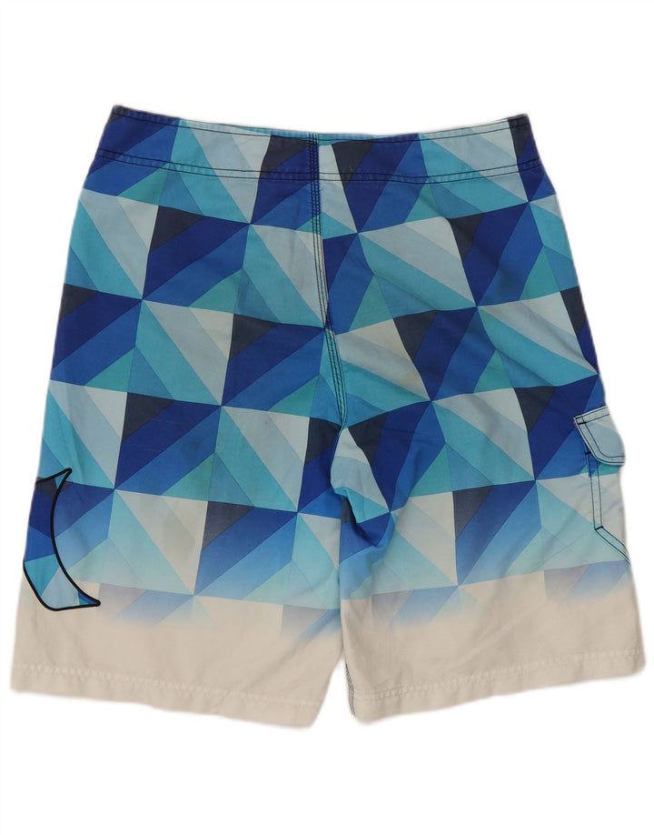 Pantaloni scurți de înot grafic pentru bărbați Hurley, albastru mediu, geometric