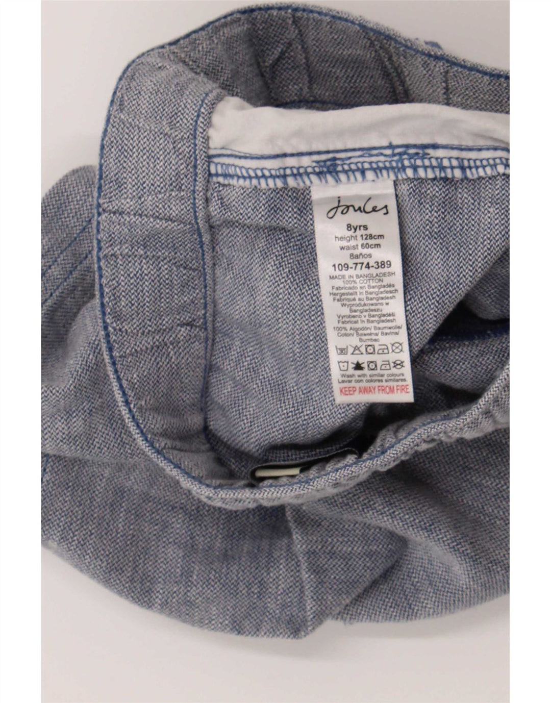 Joules Boys Pantaloni Chino 7-8 Ani W22 Bumbac Albastru