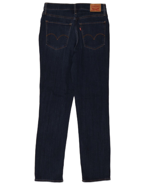 Blugi drepti cu talie mare Levi's 724 pentru femei L30 L30 bumbac albastru
