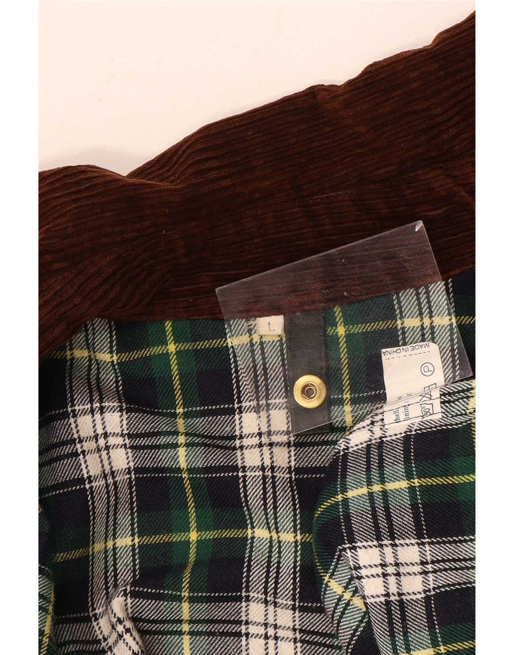Jachetă vintage pentru bărbați, din bumbac cerat, cu formă largi, verde mare