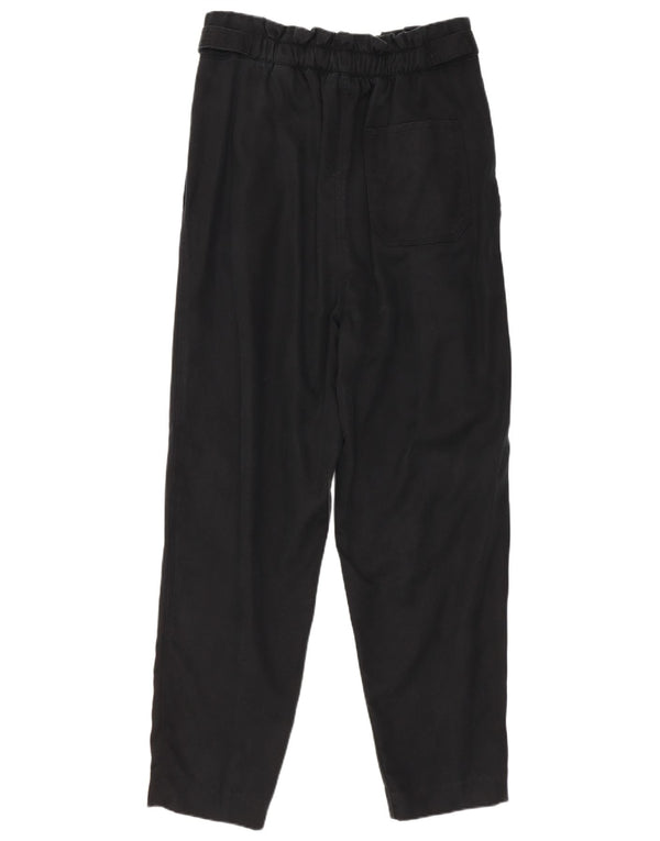 Pantaloni harem conici pentru femei Marks & Spencer UK 12 Medium W30 L26 Negru