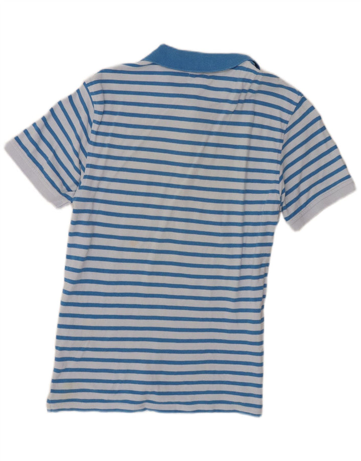Tricou polo Levi's pentru bărbați, bumbac cu dungi albastre mici