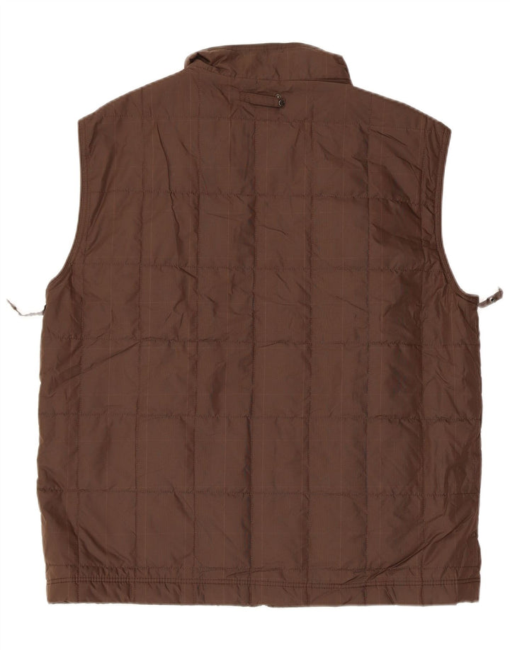 MASSIMO DUTTI Gilet căptușit pentru bărbați UK 40 Large Brown